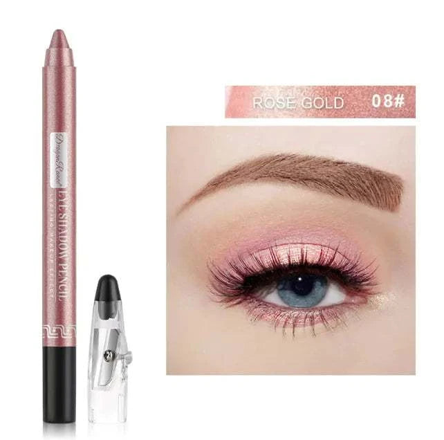 Silkworm Penknife Eyeliner in rosé goud met parelmoere glans en precieze applicatie voor stralende oogmake-up