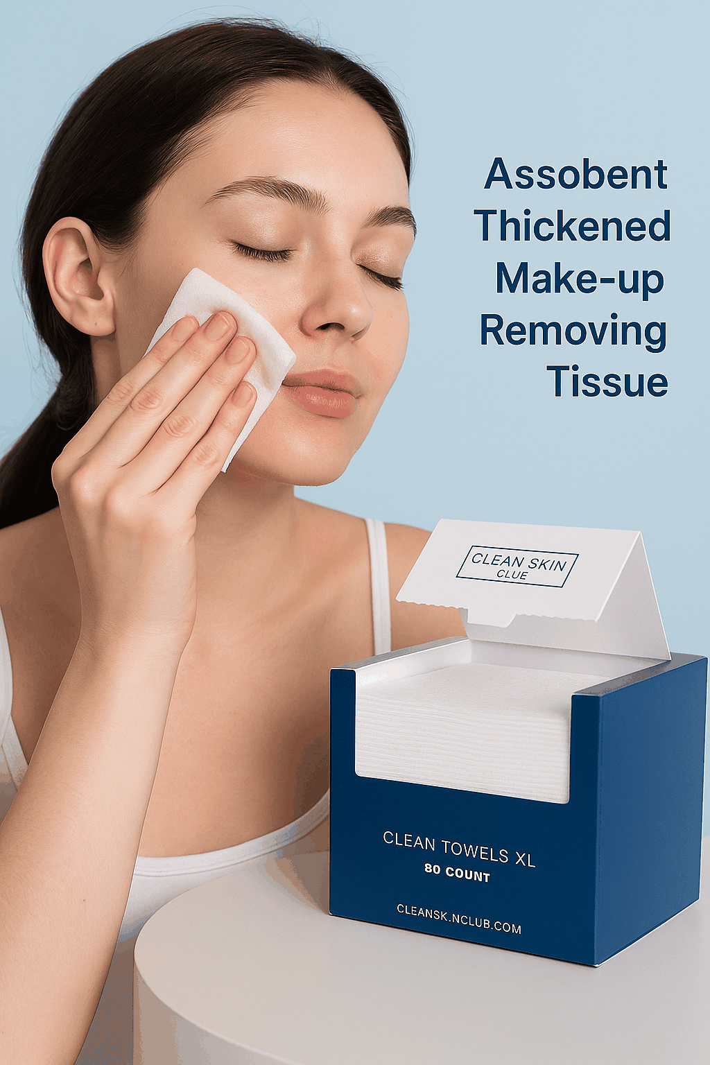 Boxed Cotton Pads Paper Absorbent Thickened Make-up Removing Tissue