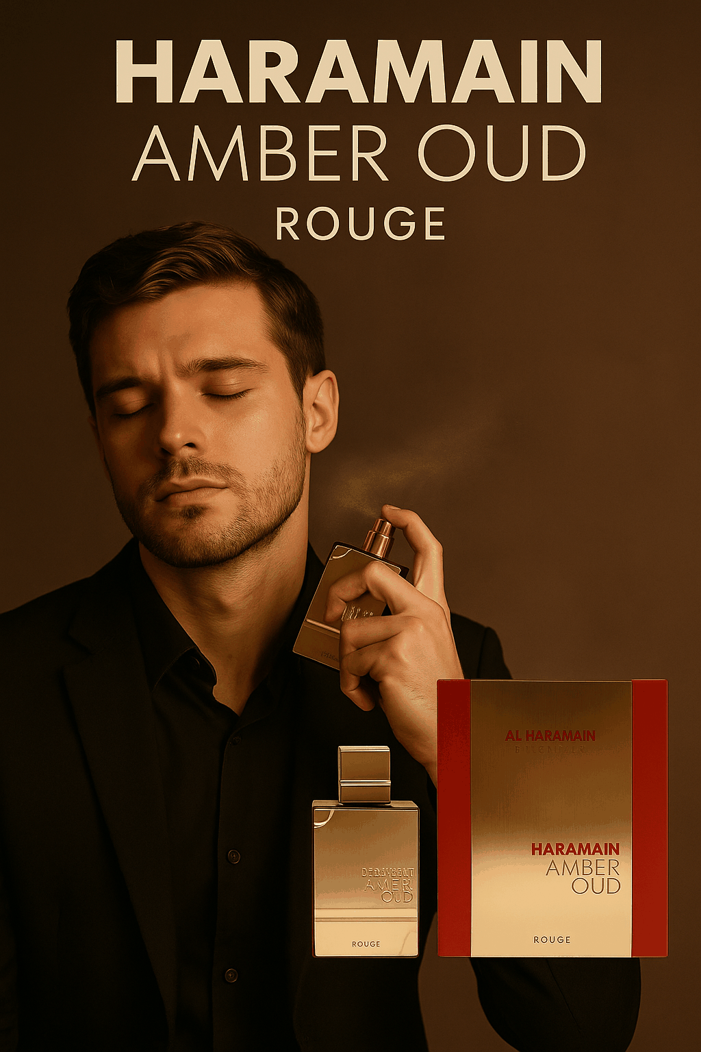 Al Haramain Amber Oud - Rouge for Unisex - 4 oz EDP Spray