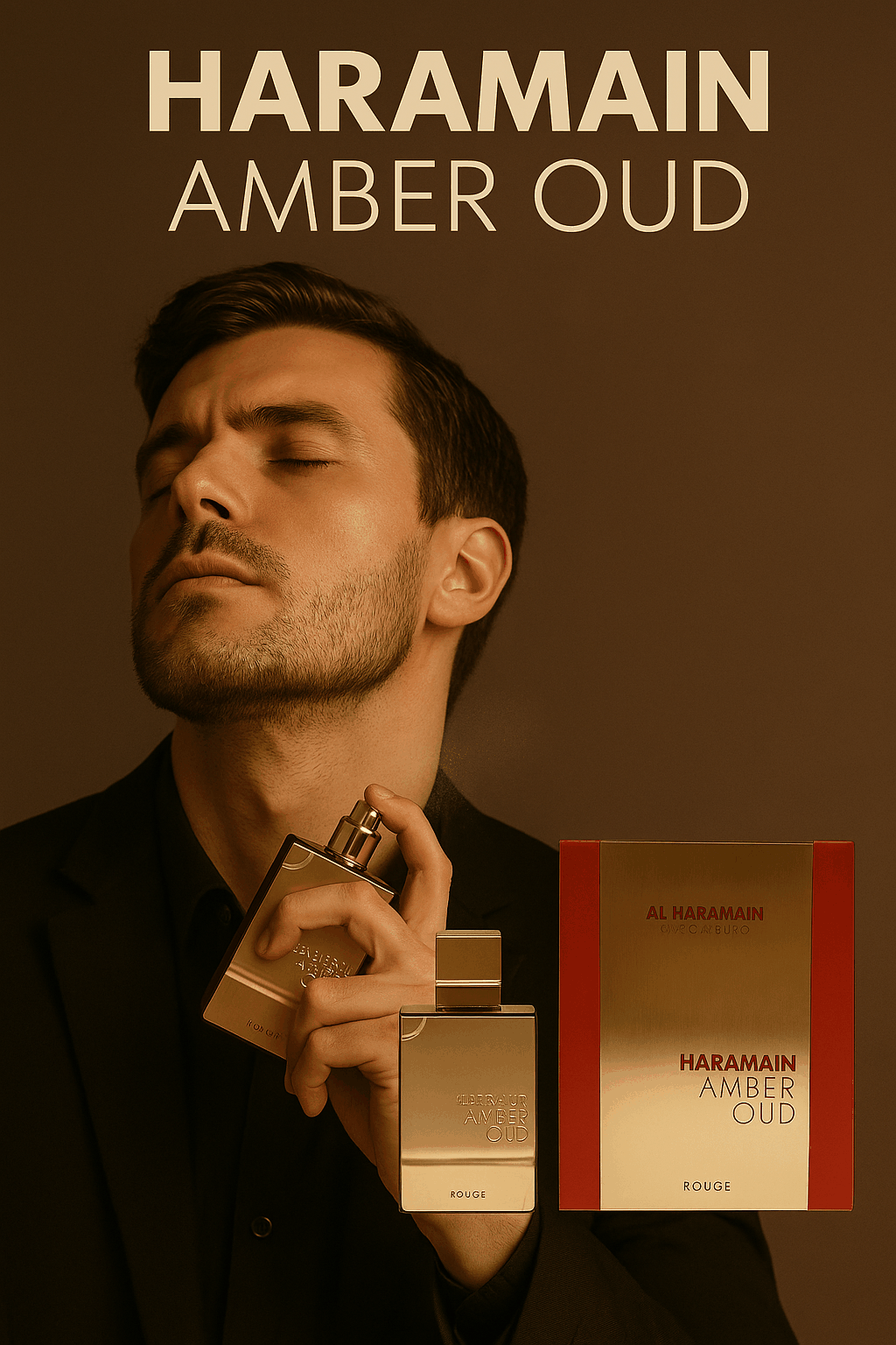 Al Haramain Amber Oud - Rouge for Unisex - 4 oz EDP Spray