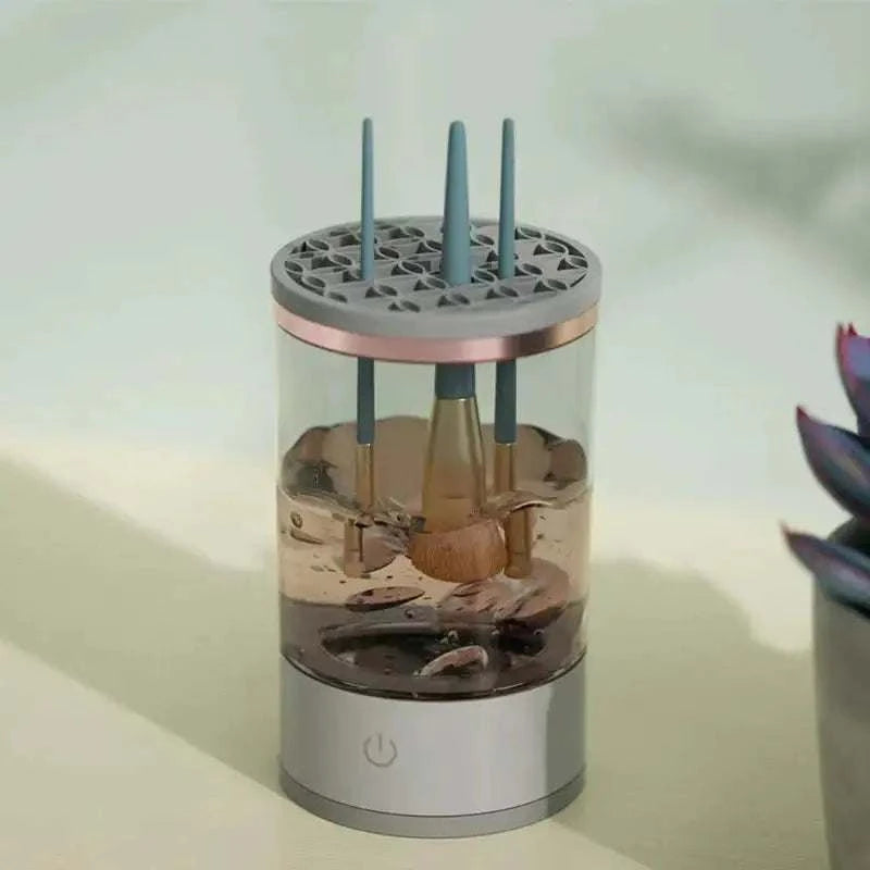 Automatic Makeup Brush Cleaner