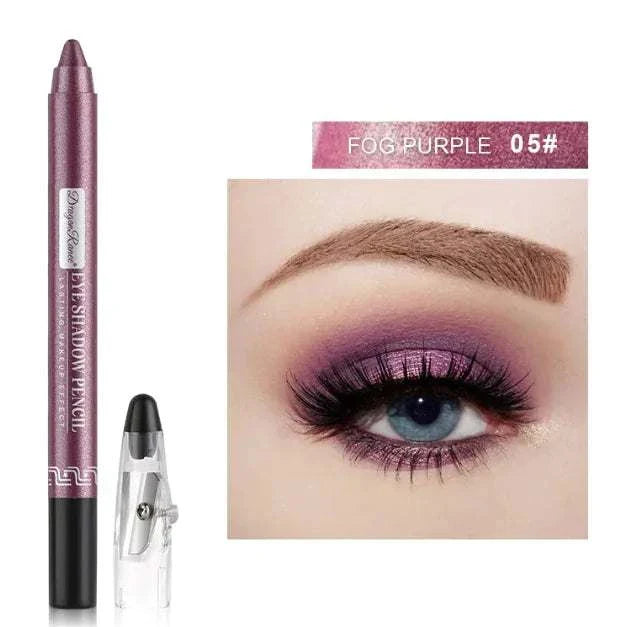 Silkworm Penknife Eyeliner in fog purple with pearlescent finish and precision tip for striking eye makeup looks