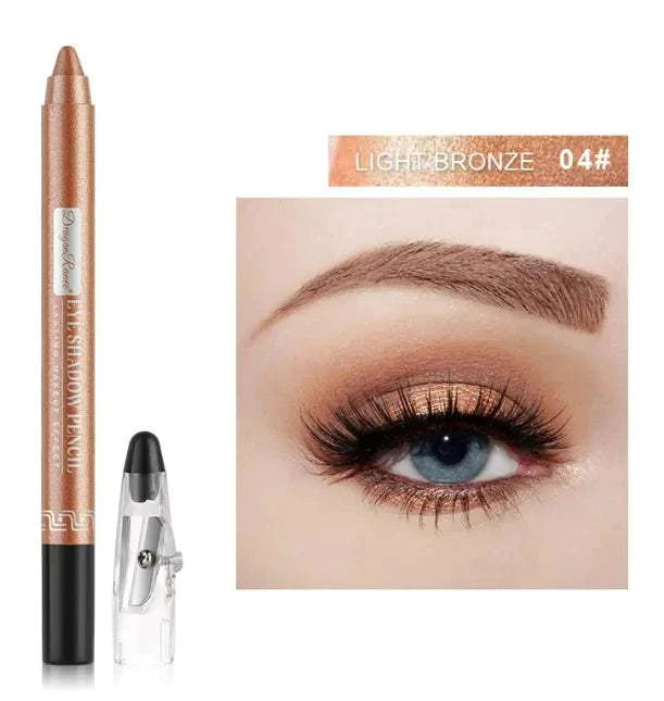 silky bronzen Silkworm Penknife Eyeliner pen met parelmoer finish en scherp aanbrengpunt voor precieze oogmake-up
