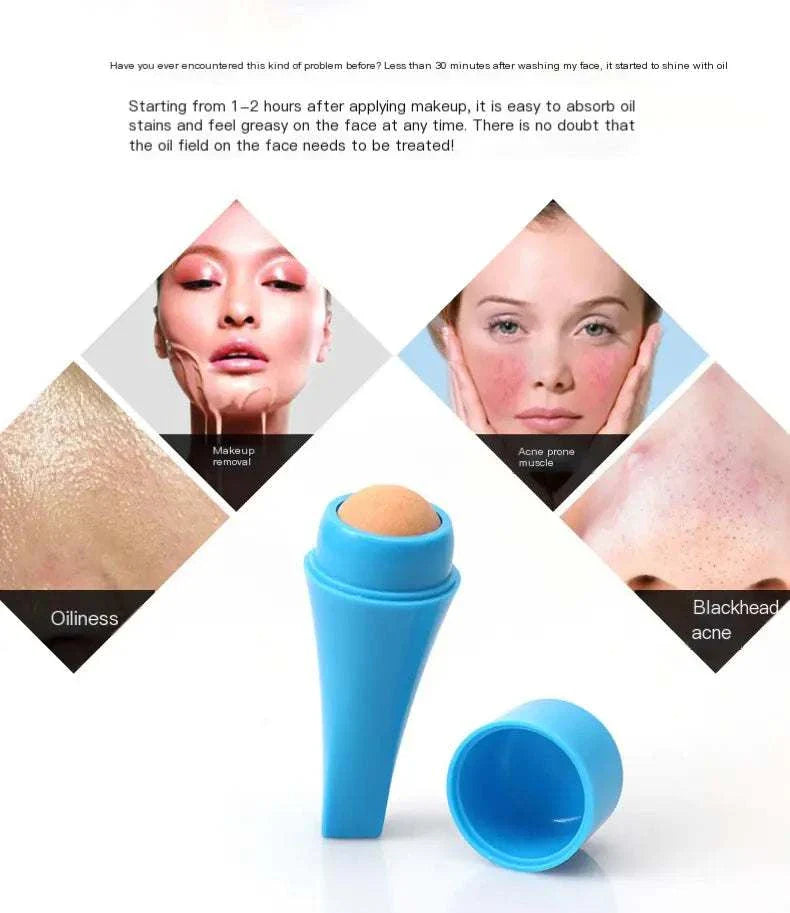 Mini volcanic stone facial cleansing ball for oily skin oil absorption and pore minimizing tool